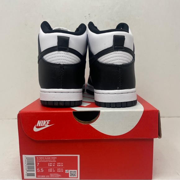 Nike Dunk High WMNS “Panda/Black White” 2023 - Picture 4 of 4